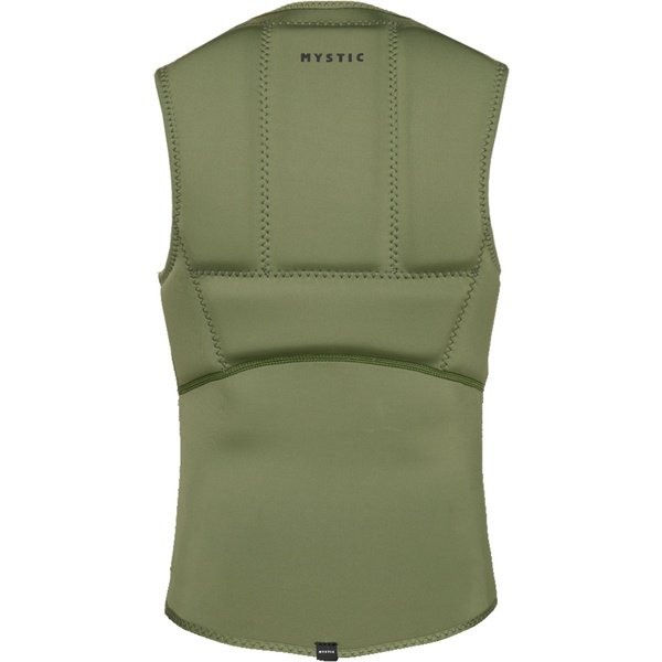 2026 Mystic Womens Star Front Zip Impact Vest 35005.230232 - Olive Green